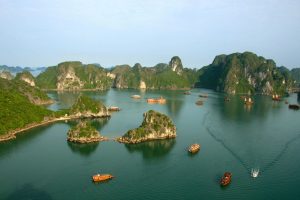 la Baie d&#39;Halong - Reise Vietnam 12 Tage