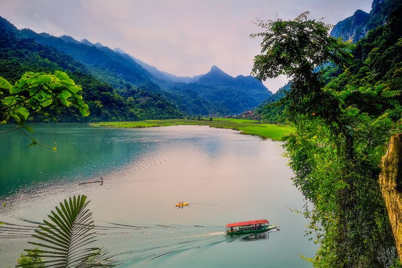 Lac Ba Be Nord von Vietnam