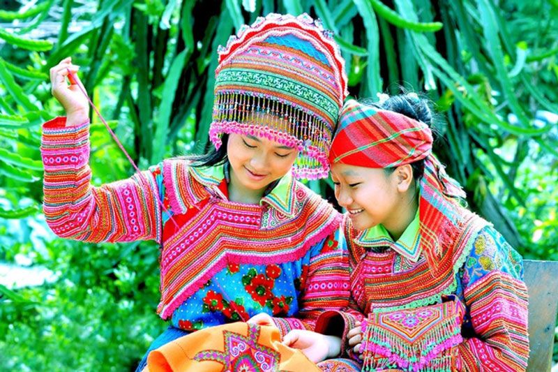Eintauchen in die Hmongs in Vietnam