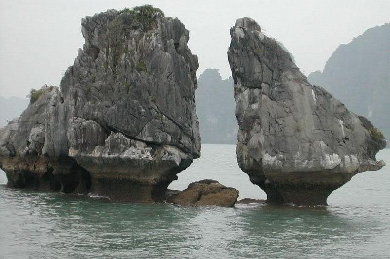 Île Coq et Poule in der Bucht von Ha Long