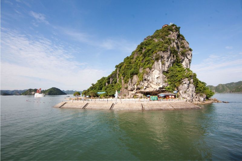 Île de Ti Top der Bucht von Ha Long