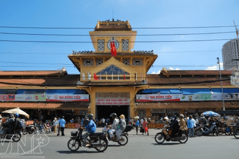 Marché à Saigon: Marché de Binh tay