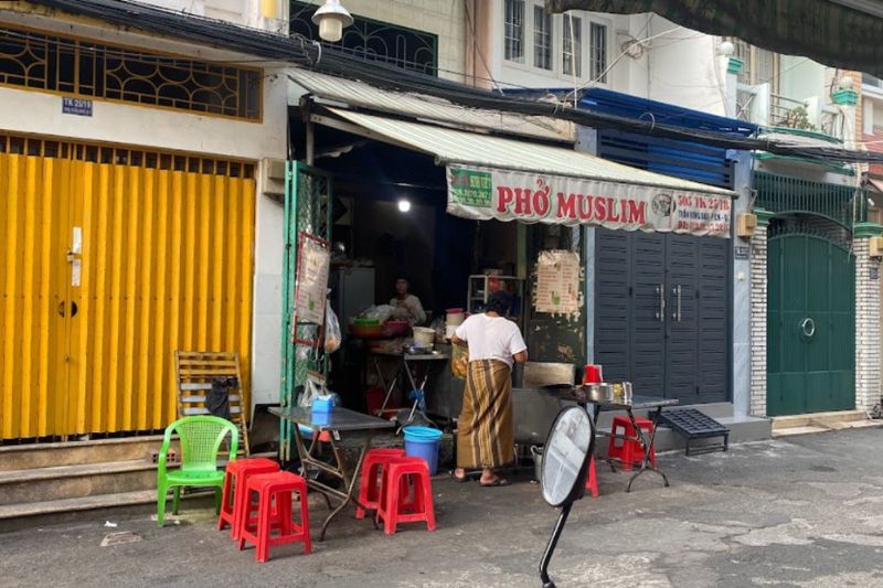 Restaurant in der Rue Halal in Saigon
