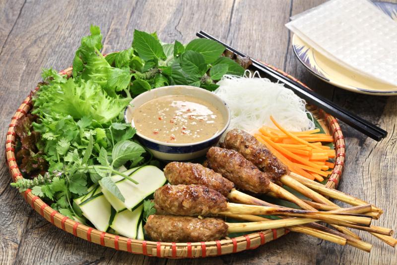 Die vietnamesische Küche des Zentrums