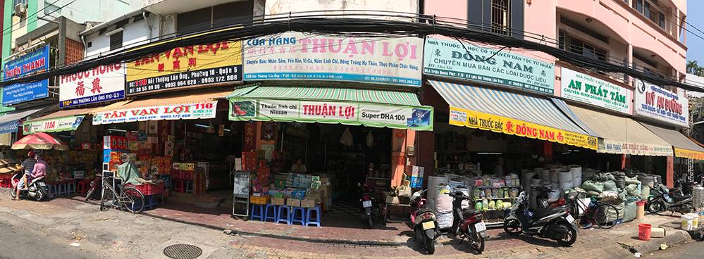Chinesische Apotheken in Saigon