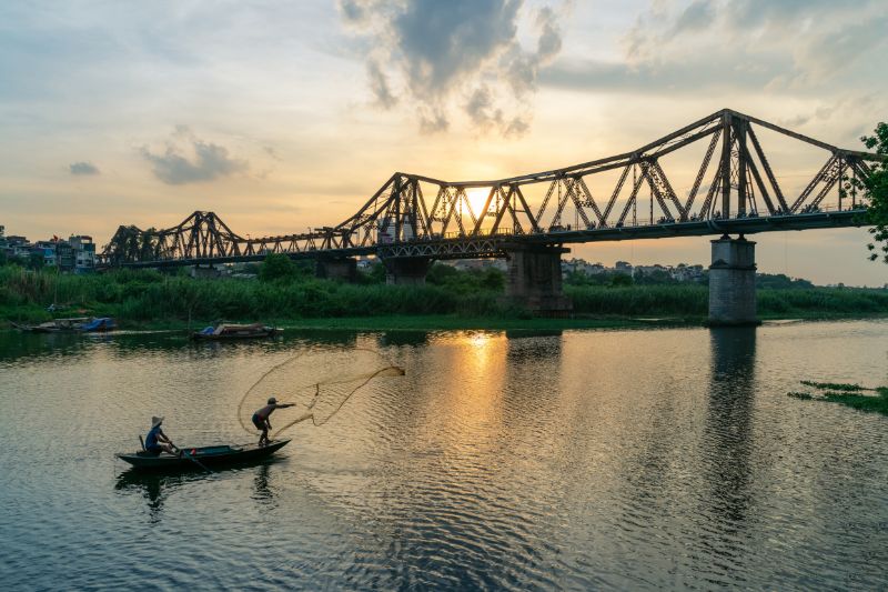 Long Bien Brücke