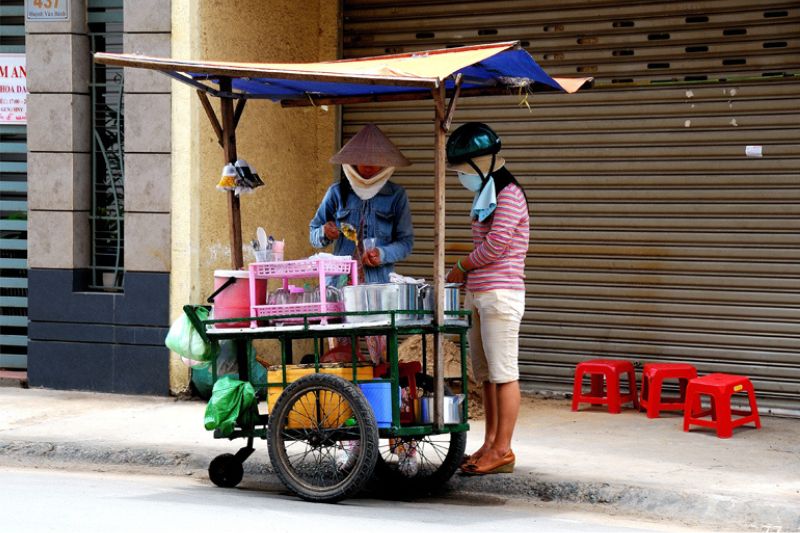 Verkaufe ambulante Vietnam