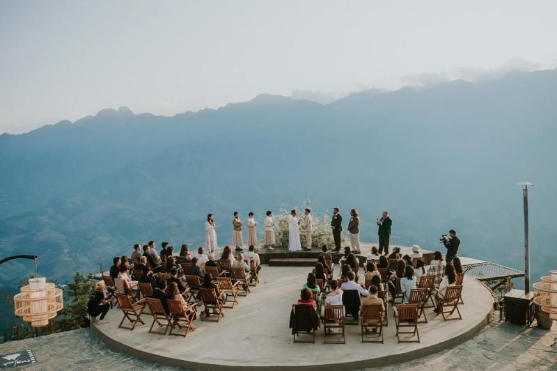 hochzeit in vietnam. sapa