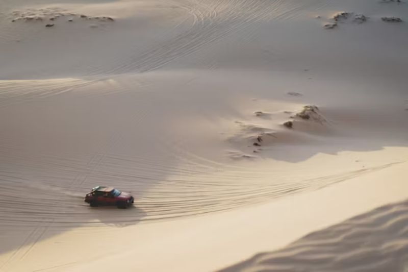 dune de sable blanc