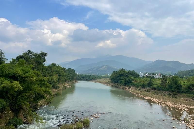 die malerische landschaft von binh place