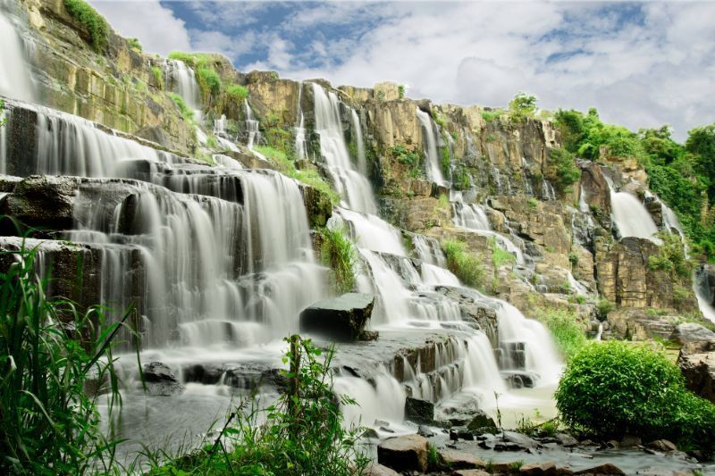 die pongour-wasserfälle in dalat