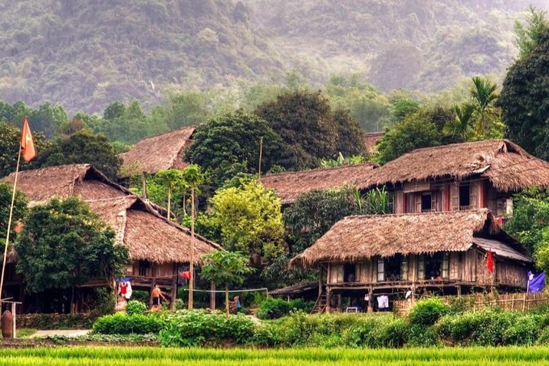 haus auf stelzen - nordvietnam