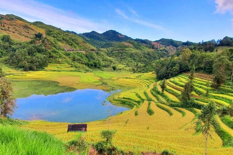 die landschaft in bac ha, zu schön