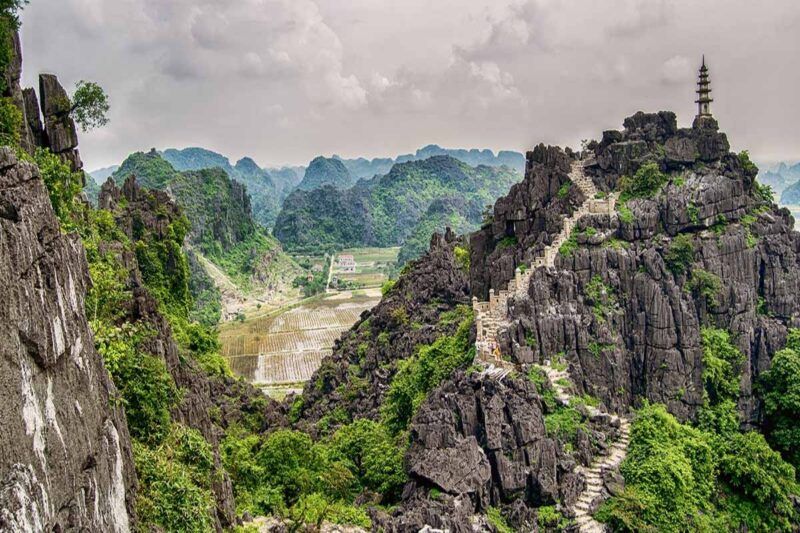 hang mua (ninh binh) bietet einen herrlichen ausblick