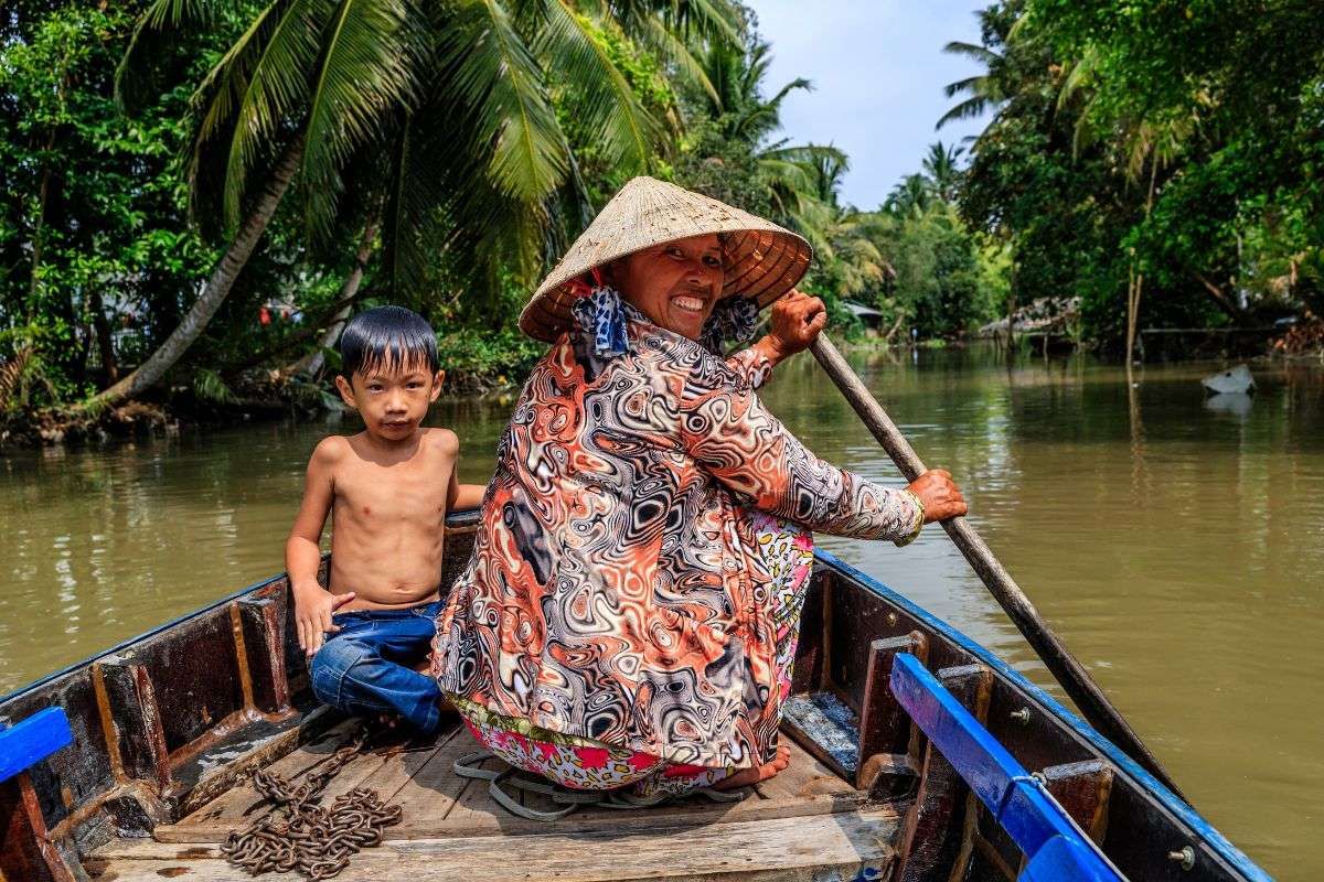 ruderboot mekong-delta vietnam