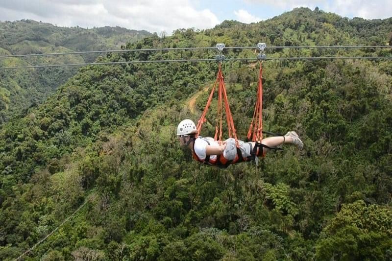 zipline in madagui, lam dong