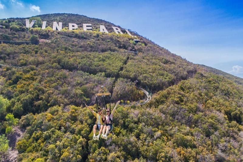 zipline-linie bei vinwonders nha trang