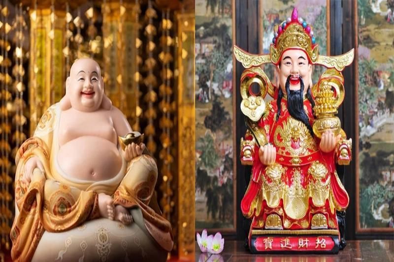 bodengenie (Ông Địa) und des gottes des reichtums (thần tài) in der vietnamesischen kultur