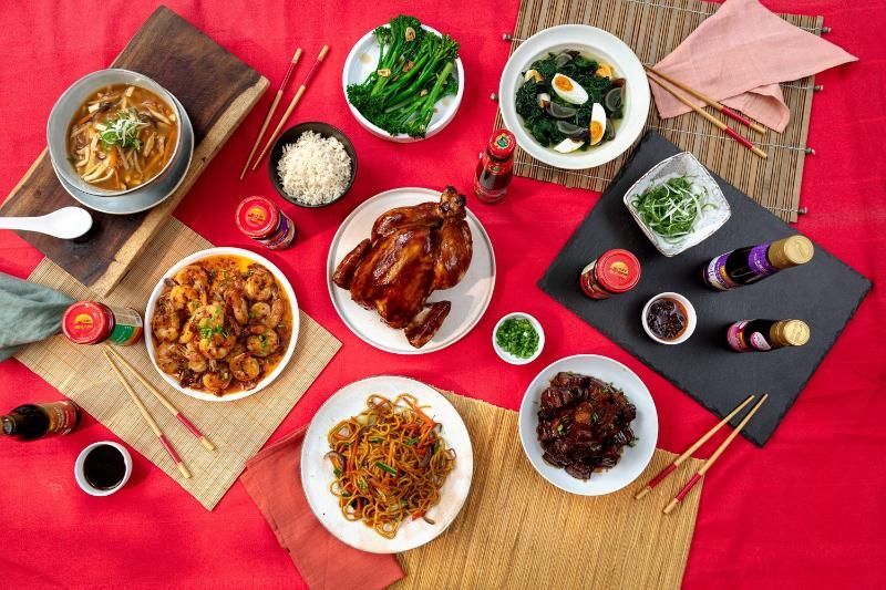 eine mahlzeit der chinesen