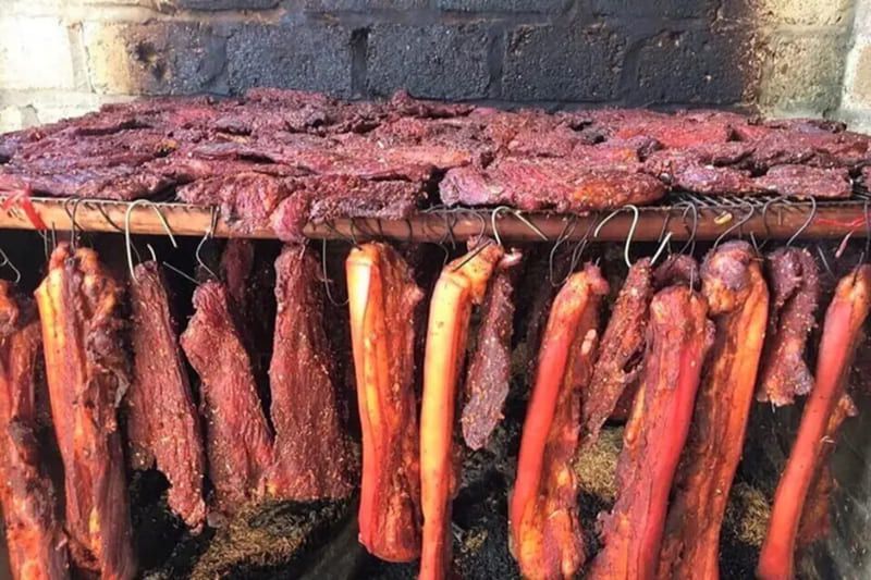 geräuchertes büffelfleisch