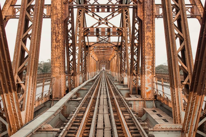 long bien brücke in hanoi