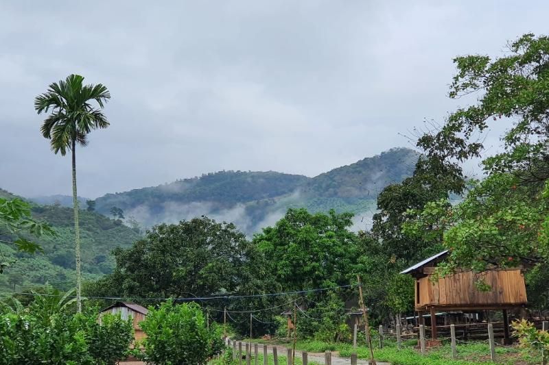 dorf der ethnischen raglai vinh hy