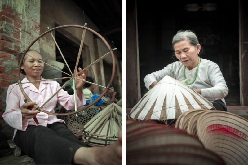 chuông's „nón lá“ - ein handwerksberuf in vietnam