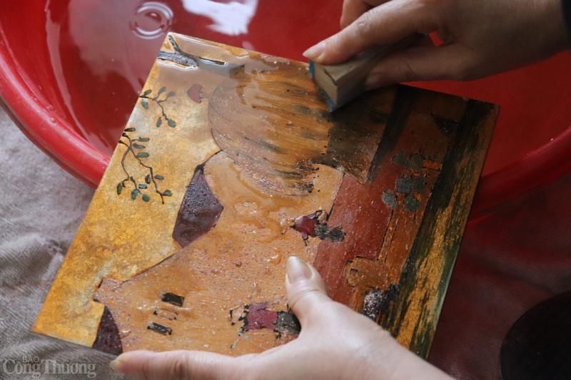 raffiniertes lackbild im atemraubenden stil