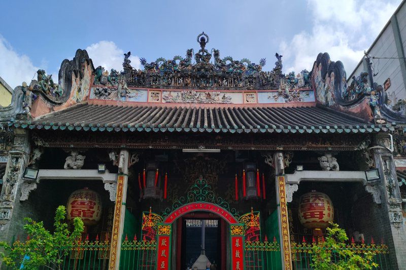 Der Tempel der himmlischen Dame spielt eine wichtige Rolle im religiösen Leben der Hoa, die in Saigon-Cholon leben (Quelle: Gia Huy)