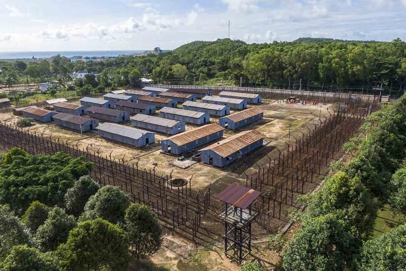 Luftaufnahme des Gefängnisses von Phu Quoc. Quelle: xaydungso.vn