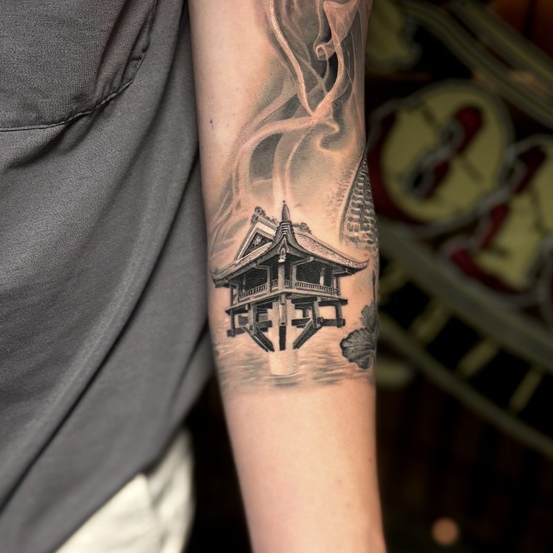 Pagode Wort Cot - Idee für ein Tattoo in Vietnam