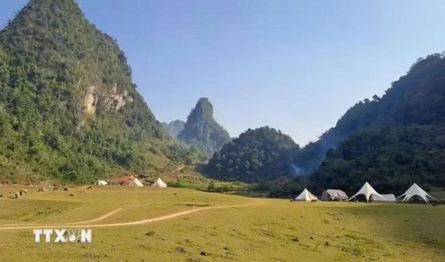 Schönheit in Non Nuoc Cao Bang (Quelle: VNA)