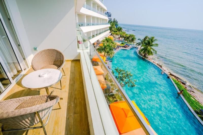 Spektakuläre Aussicht vom Hotelzimmer. Quelle: booking.com