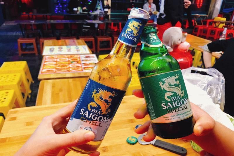 zwei unverzichtbare Sorten Saigon-Bier